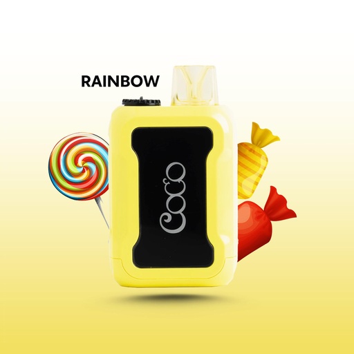[12345678918] COCO DISPOSABLE RAINBOW 20 MG 5000 PUFF