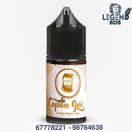 [555557] CAPTAIN GOLD CREAMY TOBACCO CIGAR 30MG 30ML